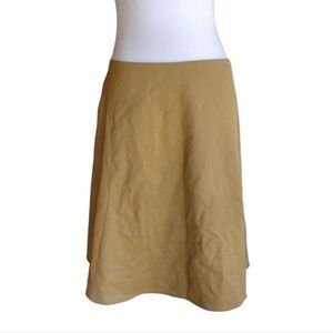 Talbots Petite Women's Nutmeg Color Wool Flouncy A-Line Skirt Size 16 Petite